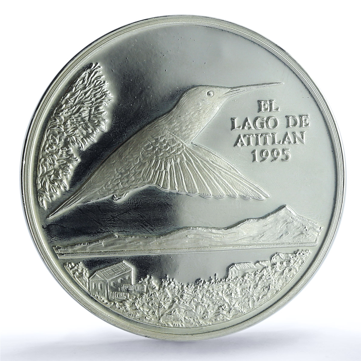 Guatemala 1 quetzal Colibri Piefort RE X-P2 Bird PR 66 PCGS silver coin 1995