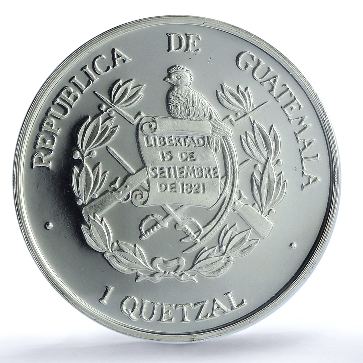 Guatemala 1 quetzal Colibri Piefort RE X-P2 Bird PR 66 PCGS silver coin 1995
