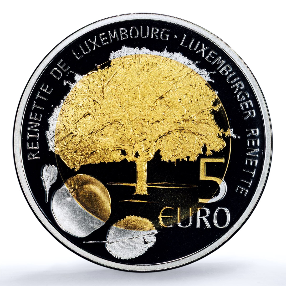 Luxembourg 5 euros Reinette KM-135 Flora Apple Tree PR 70 PCGS silver coin 2014 Luxembourg 5 euros Reinette KM-135 Flora Apple Tree PR 70 PCGS silver coin 2014