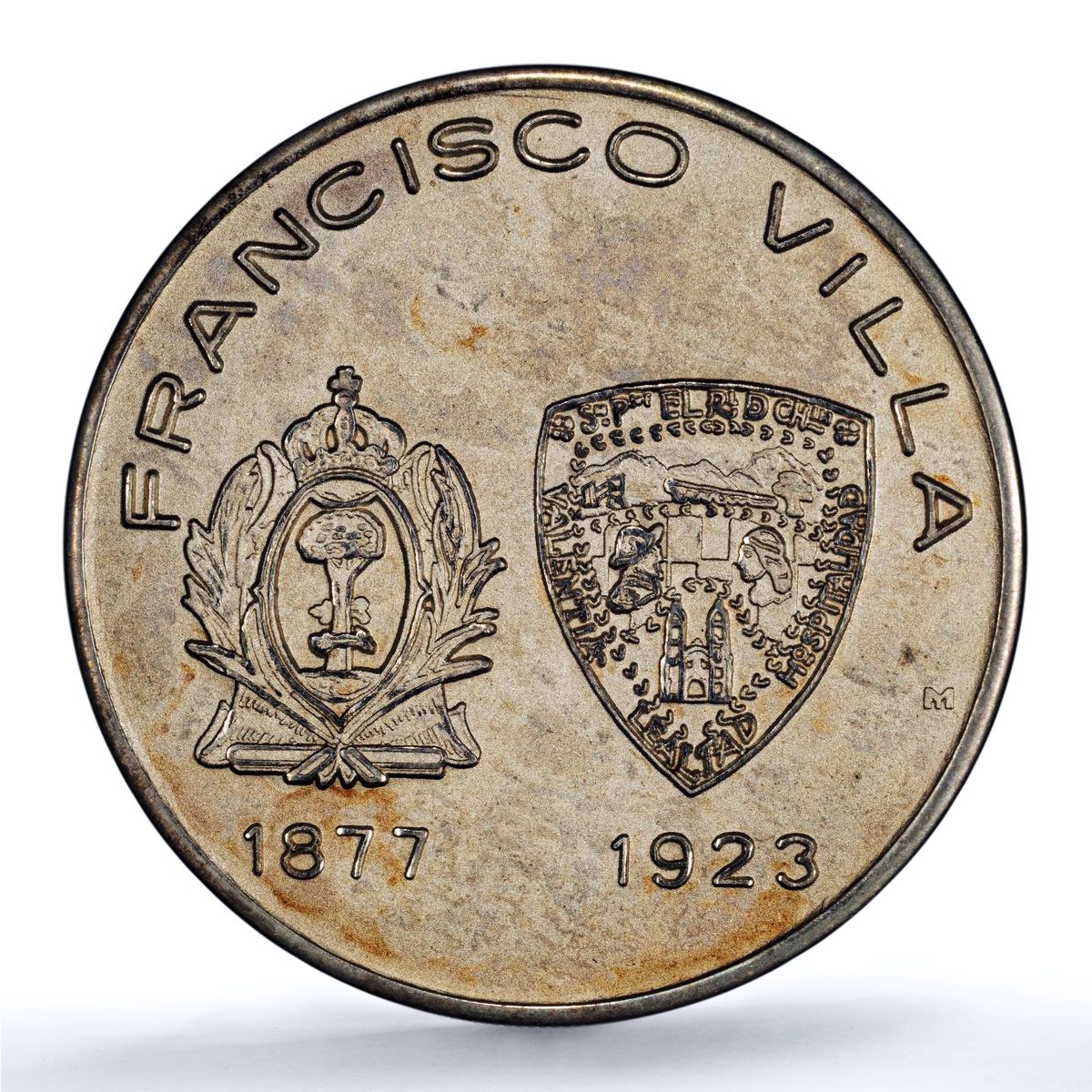 Mexico Francisco Villa Centauro Del Norte Horseman SP 64 PCGS silver medal 1923