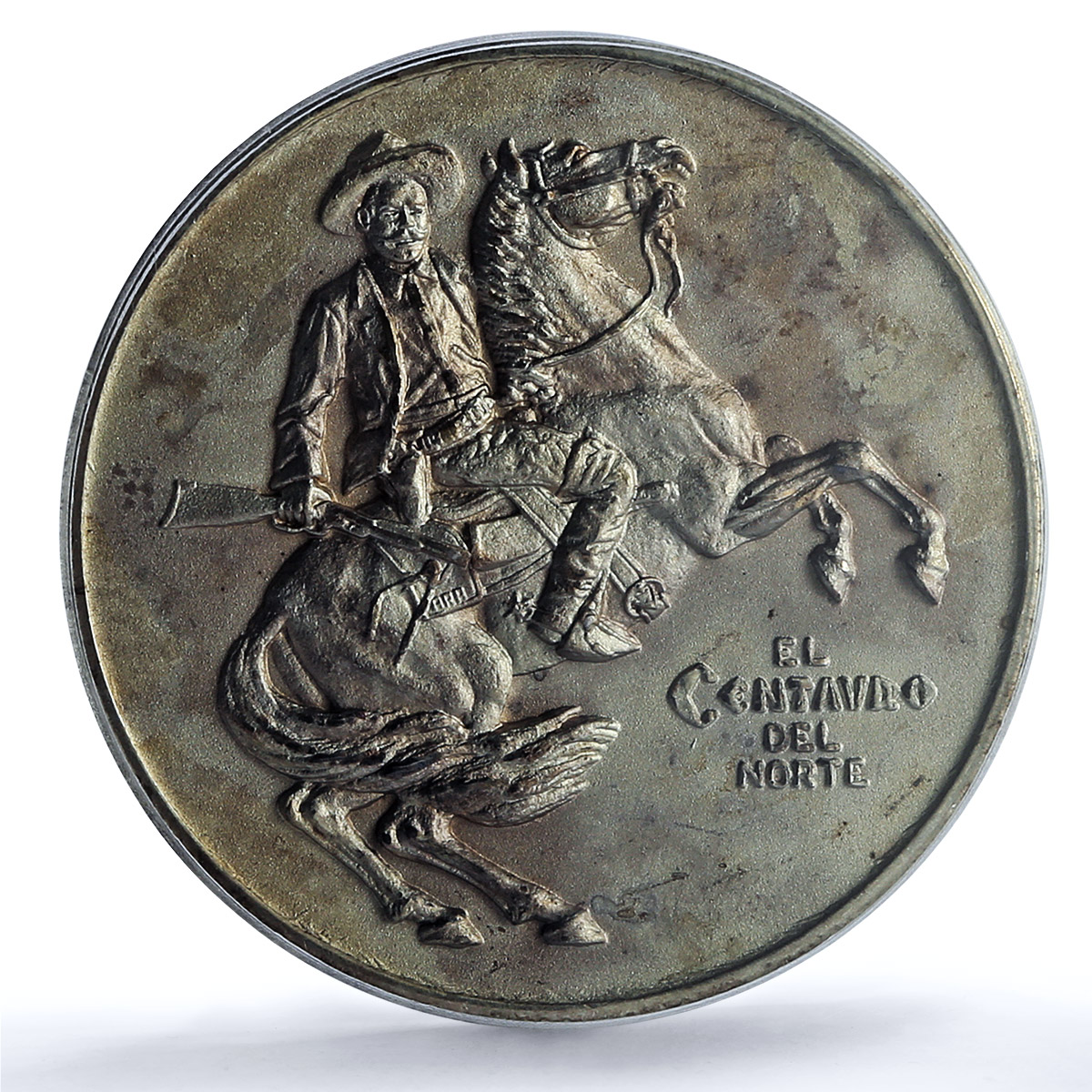 Mexico Francisco Villa Centauro Del Norte Horseman SP 64 PCGS silver medal 1923