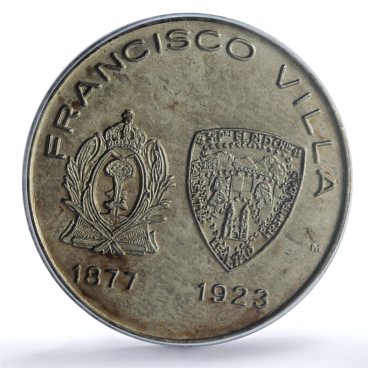 Mexico Francisco Villa Centauro Del Norte Horseman SP 64 PCGS silver medal 1923