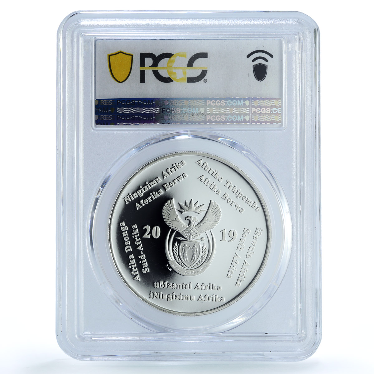 South Africa 2 rand Polymer Putty KM-699 Space PR 70 PCGS silver coin 2019