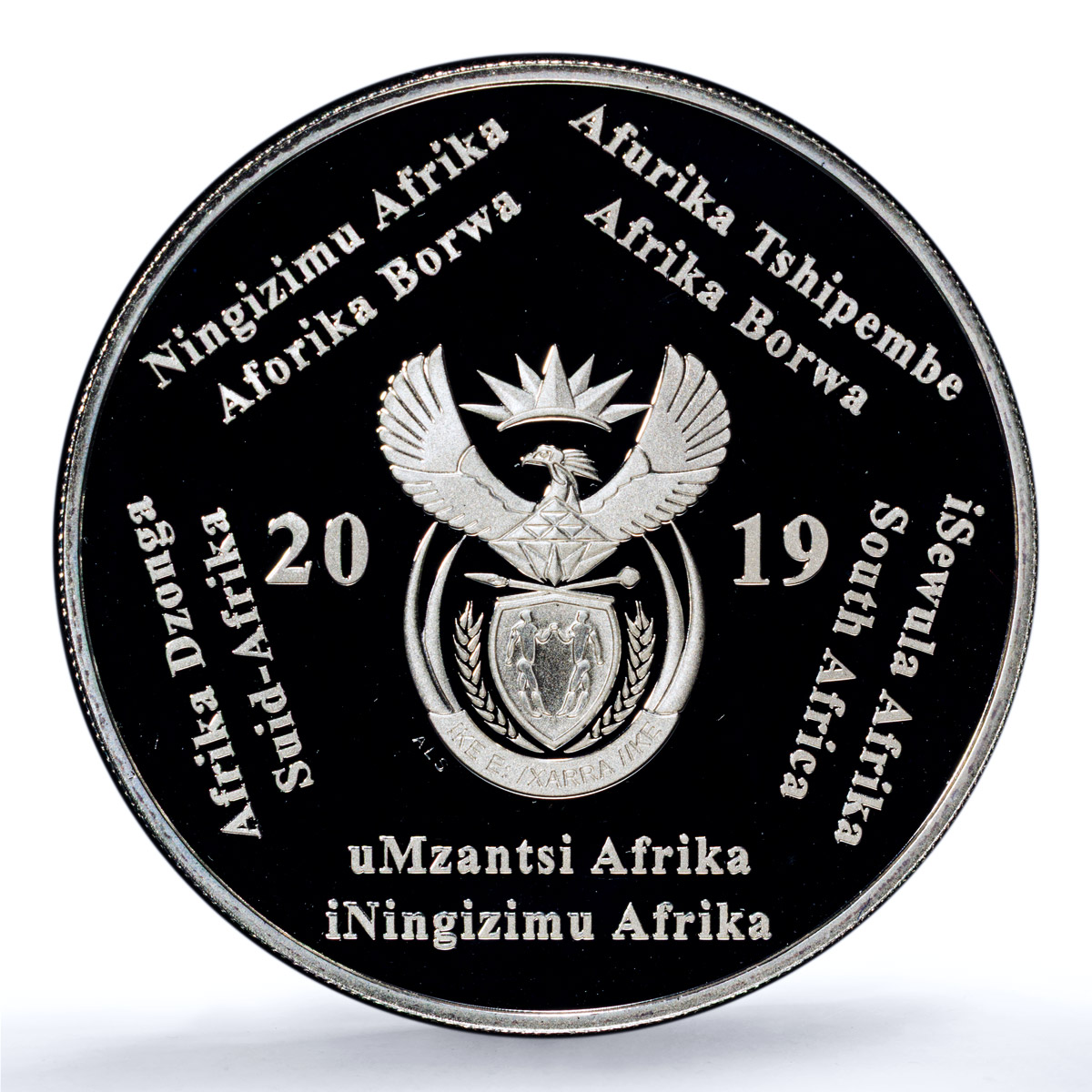 South Africa 2 rand Polymer Putty KM-699 Space PR 70 PCGS silver coin 2019