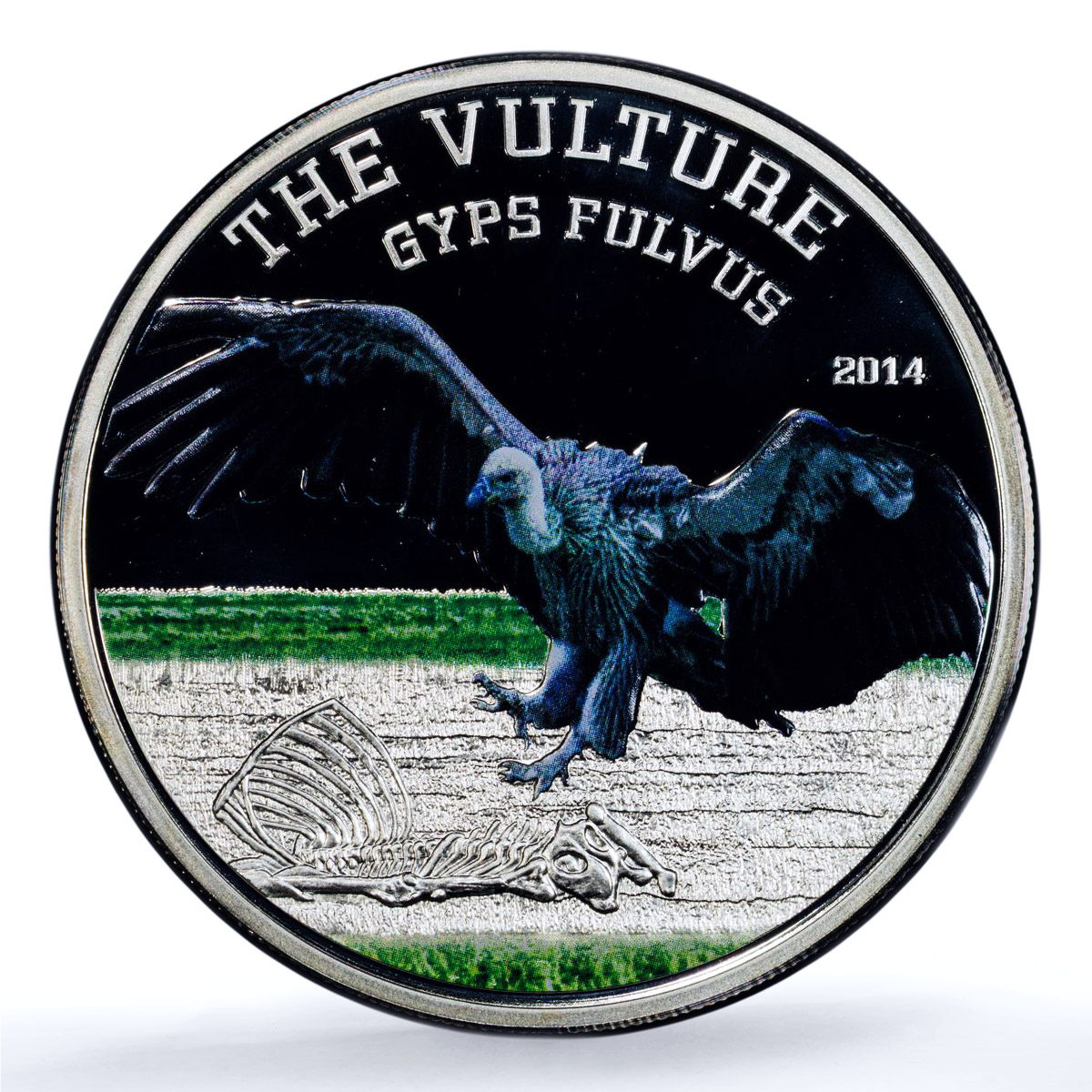 Tanzania 1000 shillings Vulture KM-67 Fauna Bird PR 70 PCGS silver coin 2014 Tanzania 1000 shillings Vulture KM-67 Fauna Bird PR 70 PCGS silver coin 2014