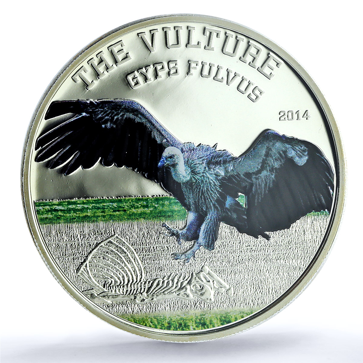 Tanzania 1000 shillings Vulture KM-67 Fauna Bird PR 70 PCGS silver coin 2014 Tanzania 1000 shillings Vulture KM-67 Fauna Bird PR 70 PCGS silver coin 2014