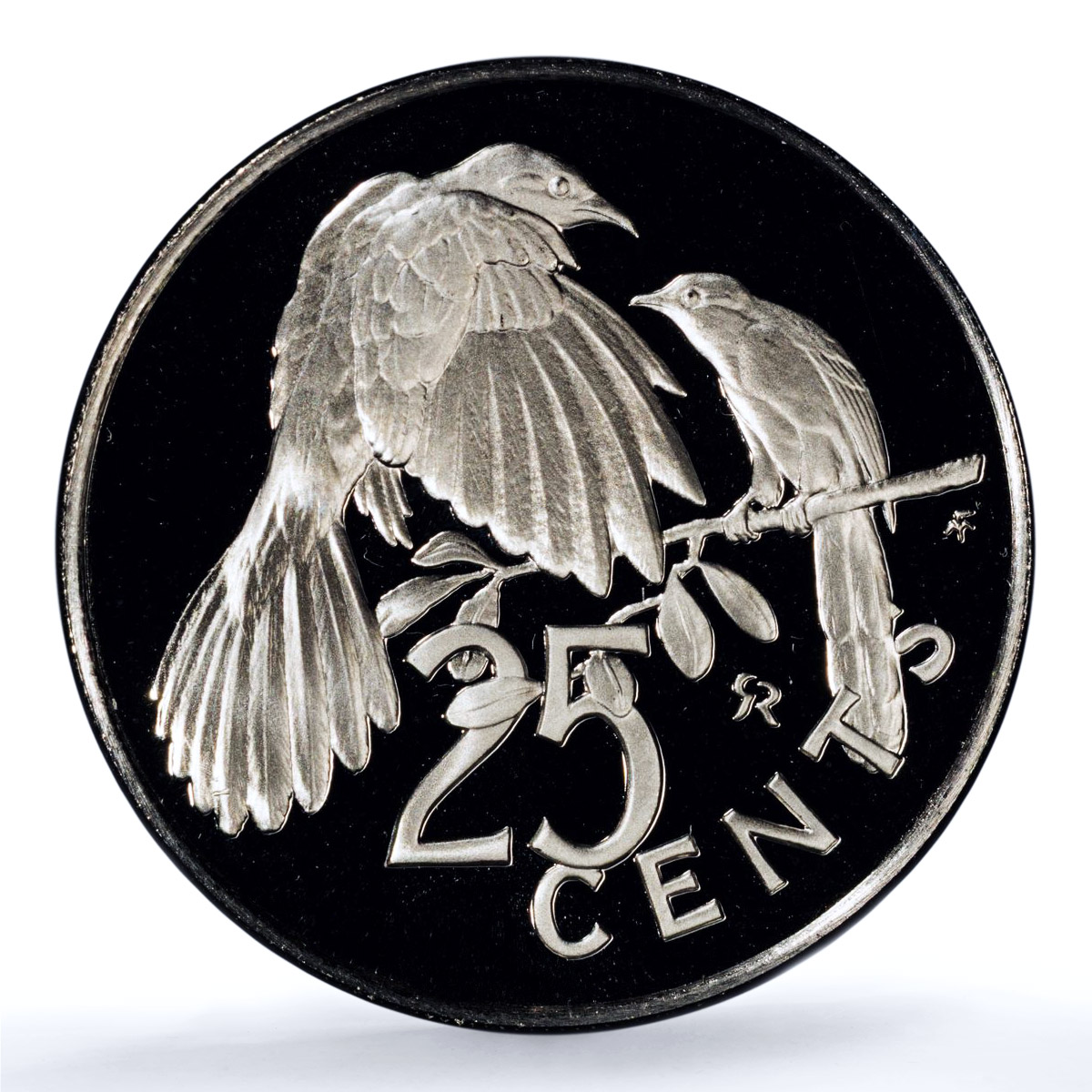 British Virgin Islands 25 cents Elizabeth II KM-4 Bird PR 70 PCGS CuNi coin 1984