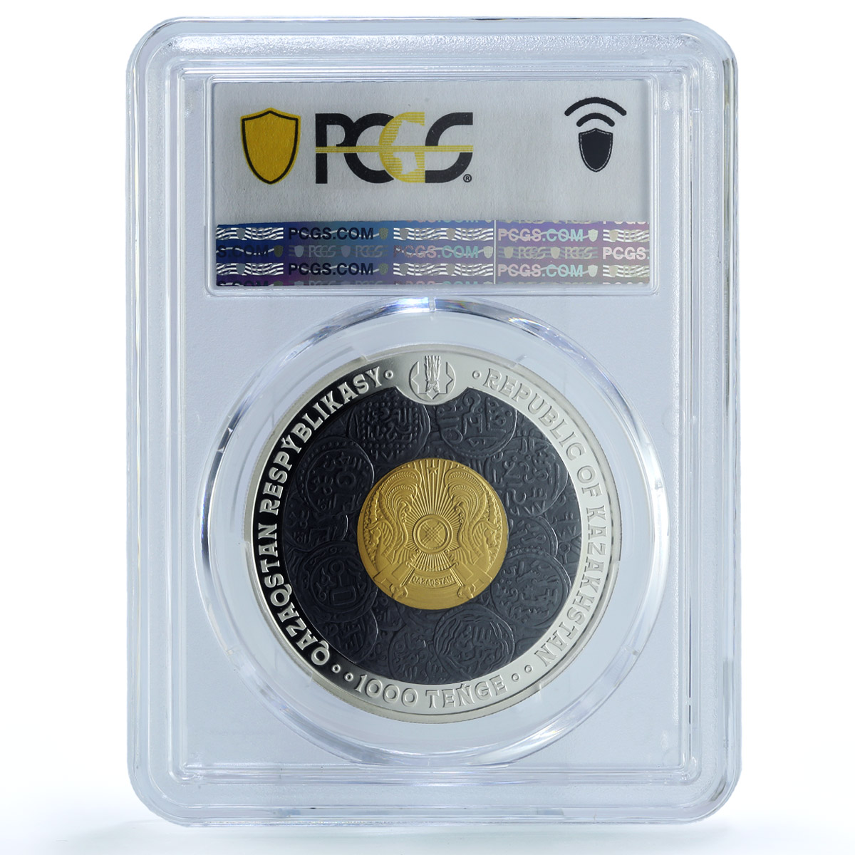 Kazakhstan 1000 tenge Joshy Ulysy Khan Zhoshy Gilt PR 70 PCGS silver coin 2024