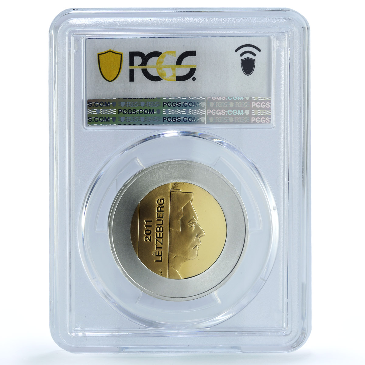 Luxembourg 5 euros Otter Lutra KM-118 Wildlife Fauna PR 70 PCGS silver coin 2011