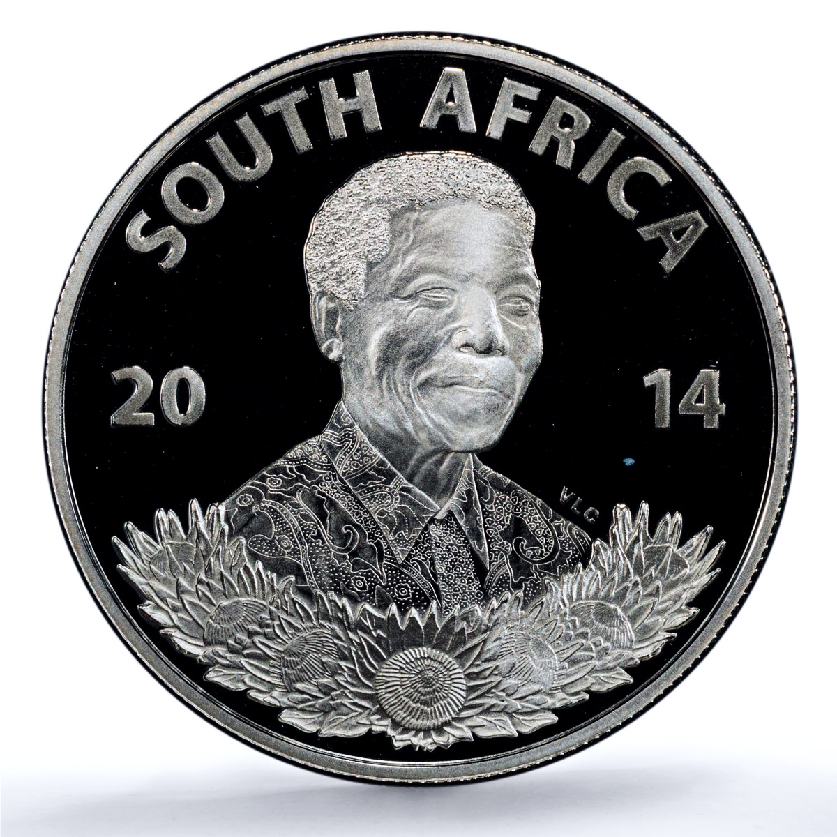 South Africa 1 rand Nelson Mandela KM-577 Education PR 69 PCGS silver coin 2014 South Africa 1 rand Nelson Mandela KM-577 Education PR 69 PCGS silver coin 2014