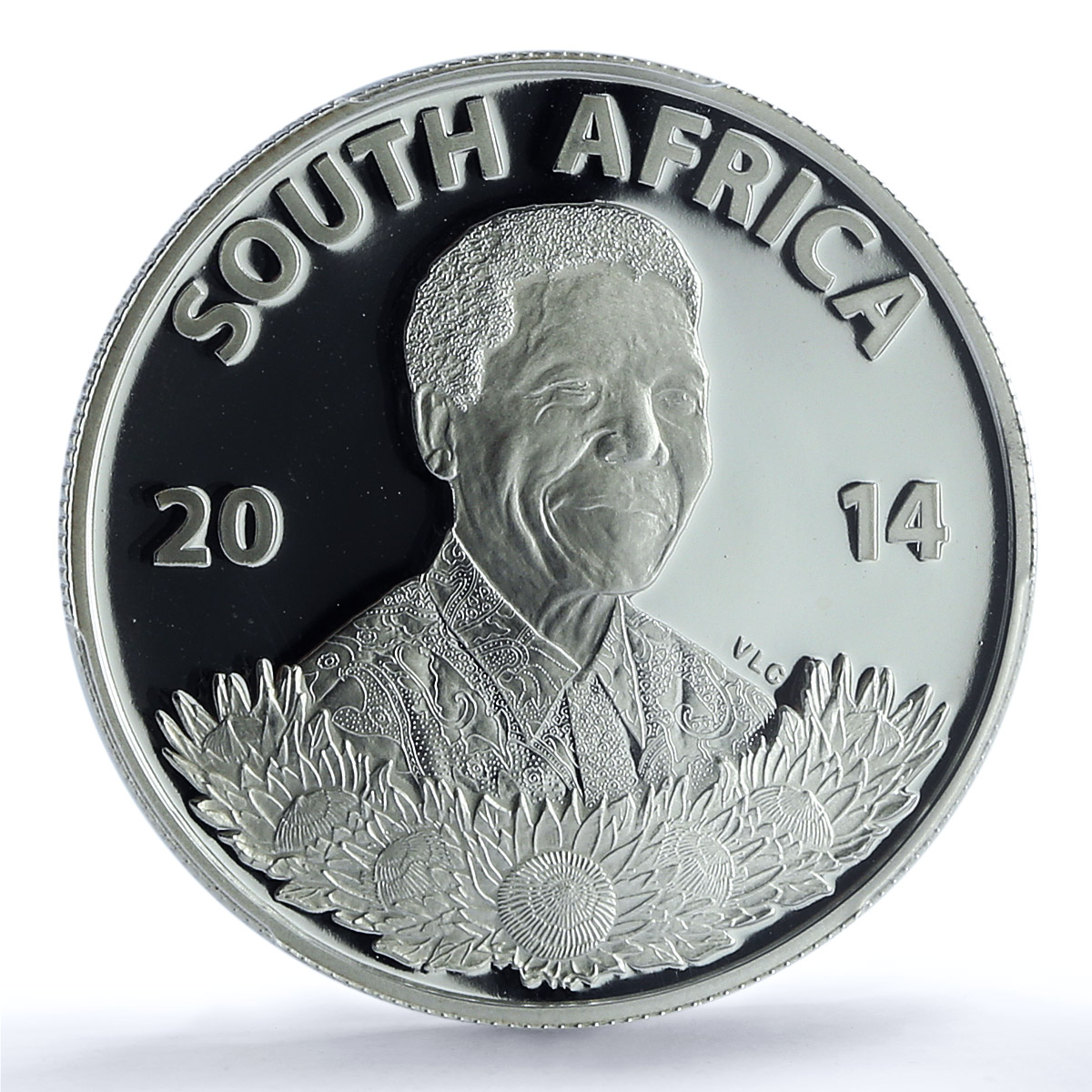 South Africa 1 rand Nelson Mandela KM-577 Education PR 69 PCGS silver coin 2014 South Africa 1 rand Nelson Mandela KM-577 Education PR 69 PCGS silver coin 2014