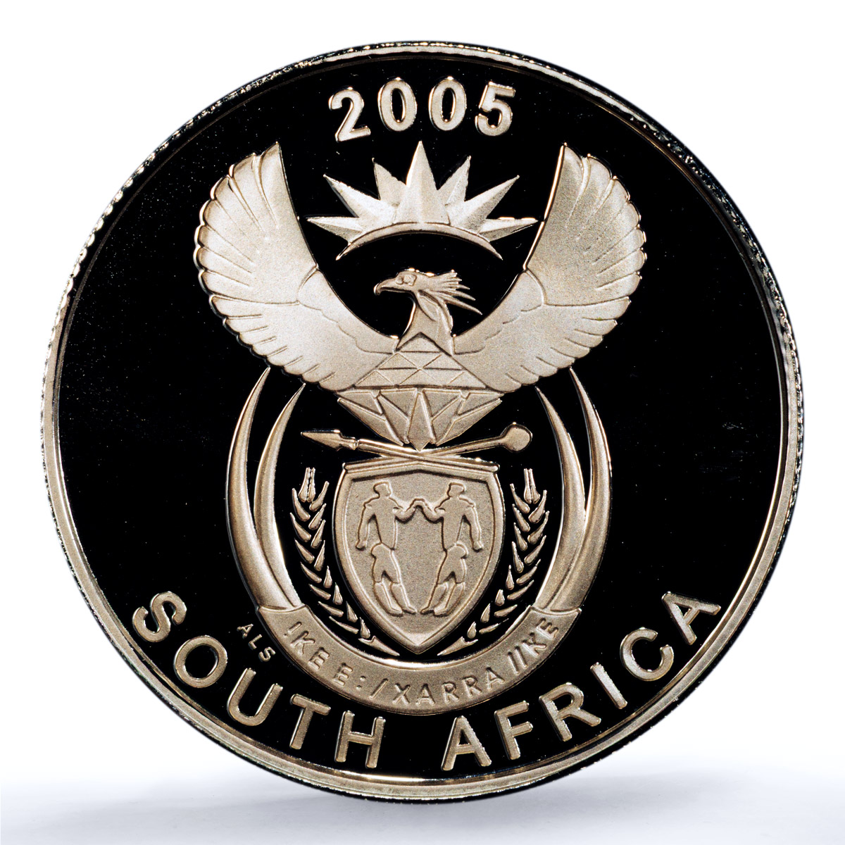 South Africa 5 cents Wild Dog KM-320 Wildlife Fauna PR 69 PCGS silver coin 2005