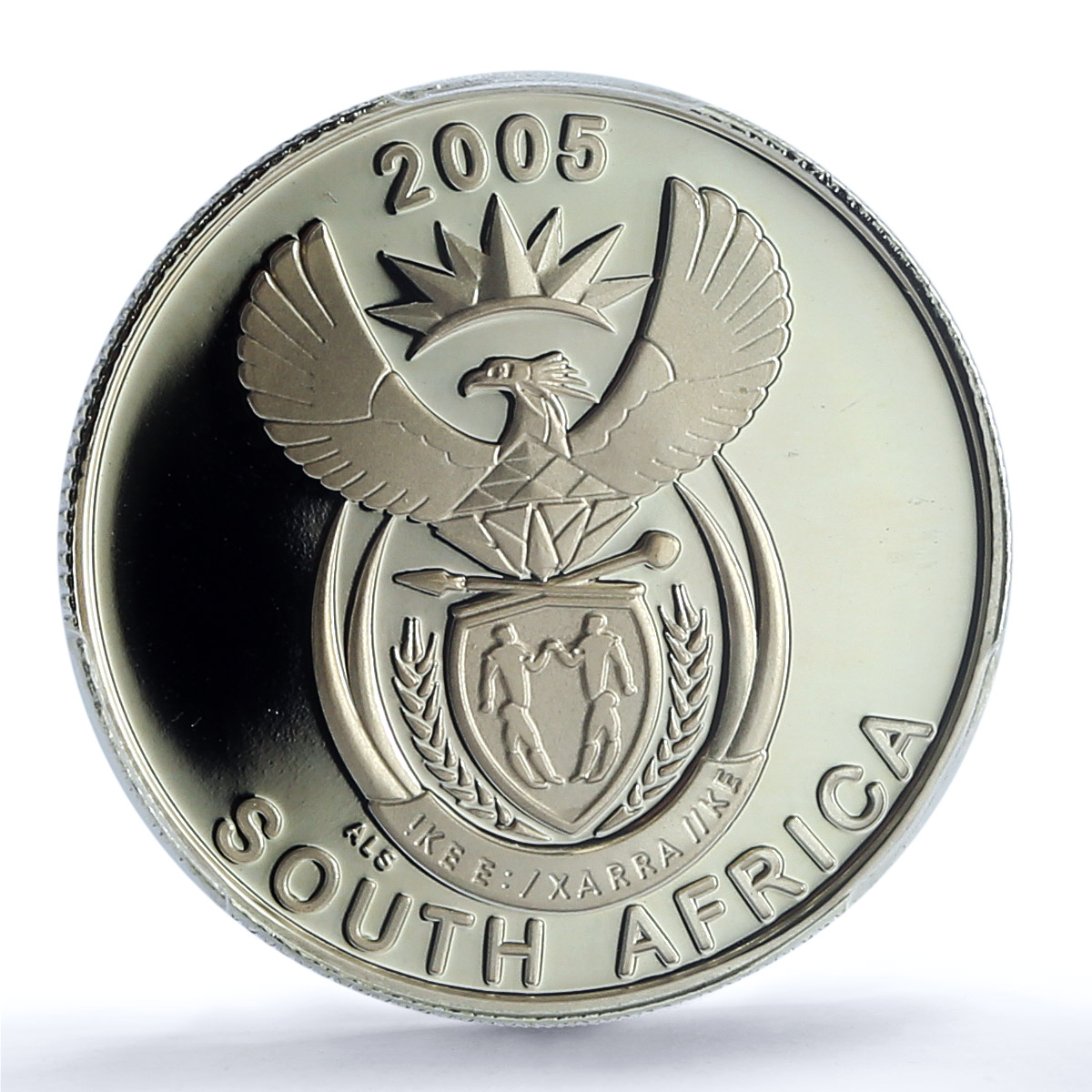 South Africa 5 cents Wild Dog KM-320 Wildlife Fauna PR 69 PCGS silver coin 2005