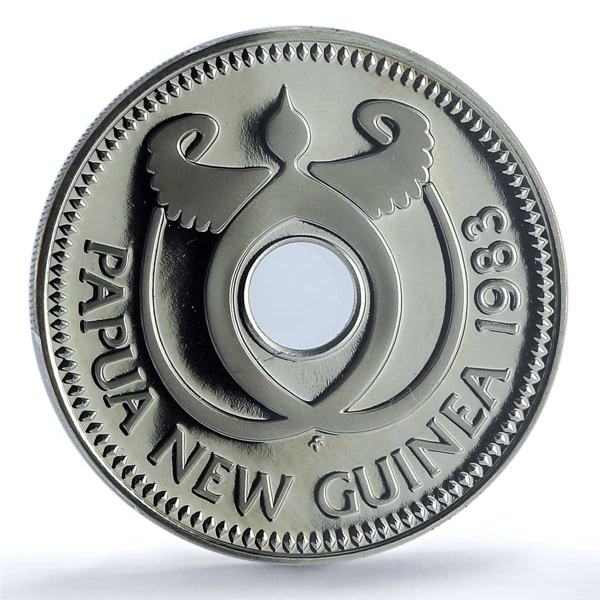 Papua New Guinea 1 kina Elizabeth II KM-6 Crocodiles PR 68 PCGS CuNi coin 1983