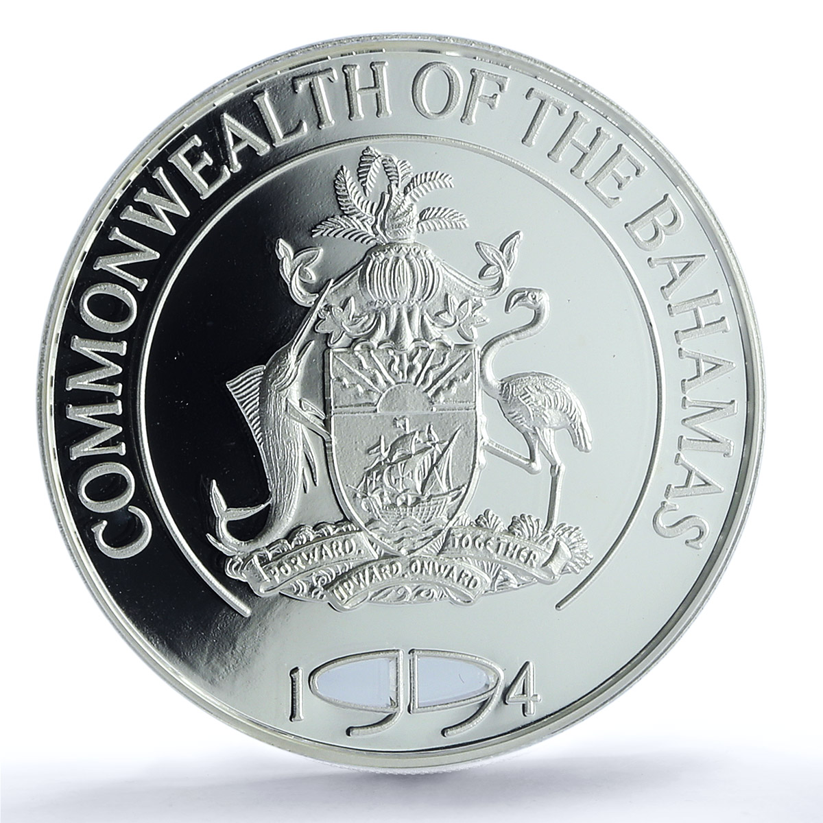 Bahamas 5 dollars Golf Hole in One KM-155 Sports PR 69 PCGS silver coin 1994