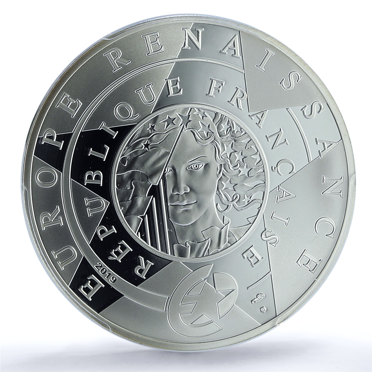 France 10 euros Renaissance Era KM-2790 Art Da Vinci PR 70 PCGS silver coin 2019
