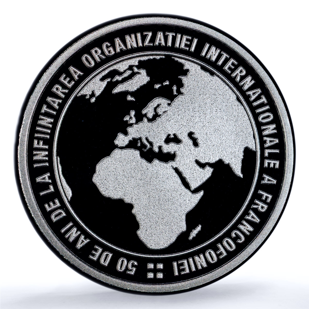 Romania 10 lei Francophonie Organisation KM-475 PR 70 PCGS silver coin 2020