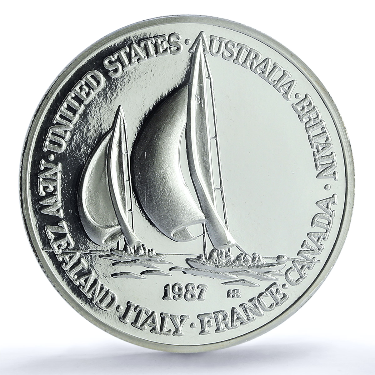 Hutt River 25 dollars America Cup Ship Clipper Koala PR 69 PCGS silver coin 1987 Hutt River 25 dollars America Cup Ship Clipper Koala PR 69 PCGS silver coin 1987