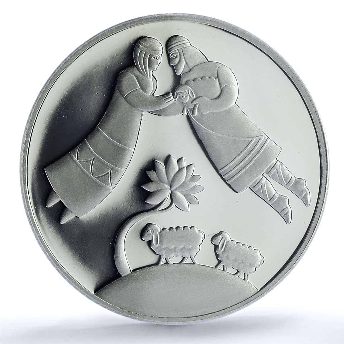 Israel 2 sheqalim Jacob Rachel KM-375 Biblical Art PR 69 PCGS silver coin 2004