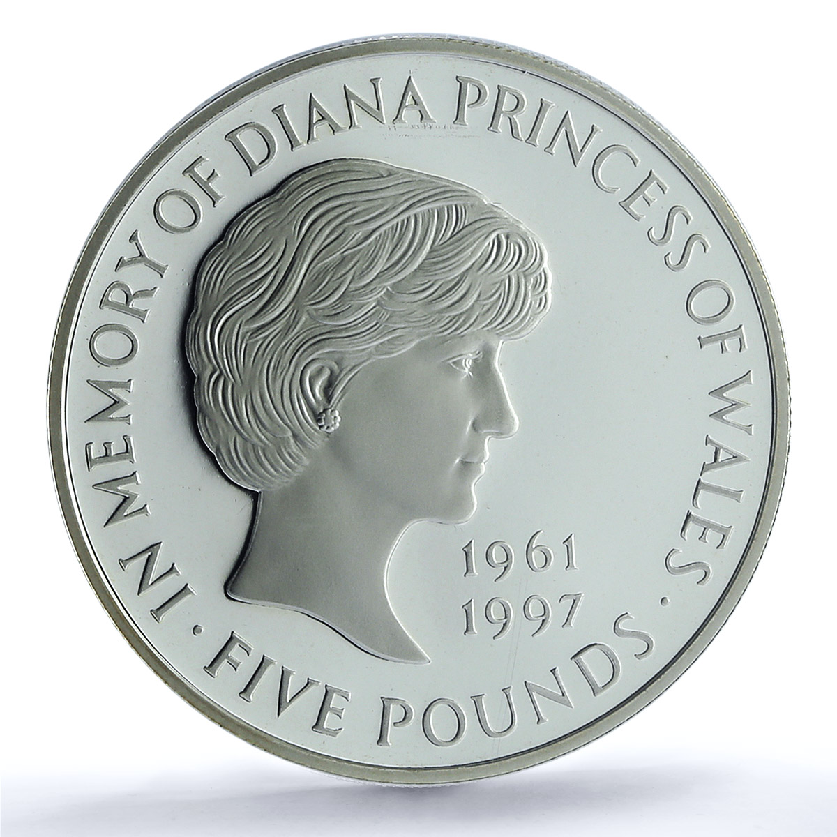Great Britain 5 pounds Princess Diana Wales KM-997a PR 69 PCGS silver coin 1999