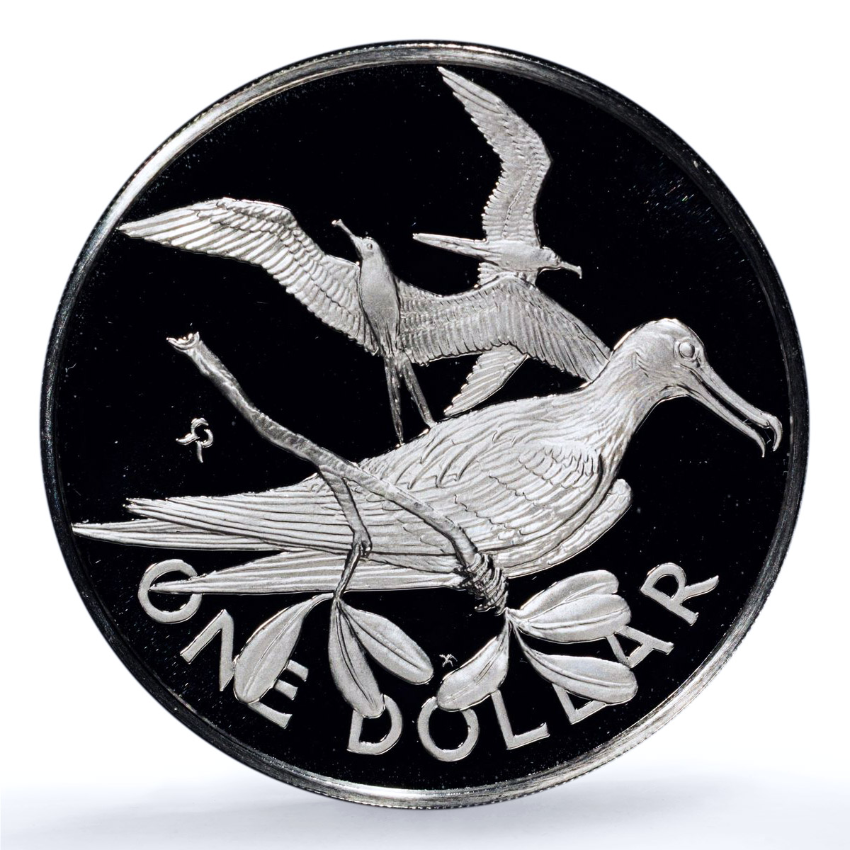 British Virgin Islands 1 dollar Elizabeth II KM-6a PR 69 PCGS silver coin 1984