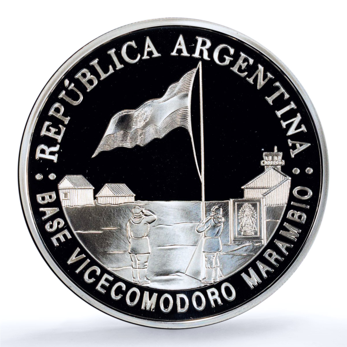 Argentina 5 pesos International Polar Year KM-A154 PR 69 PCGS silver coin 2007