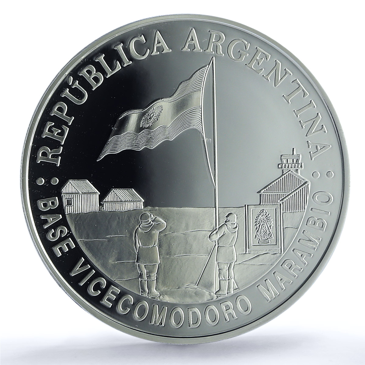 Argentina 5 pesos International Polar Year KM-A154 PR 69 PCGS silver coin 2007