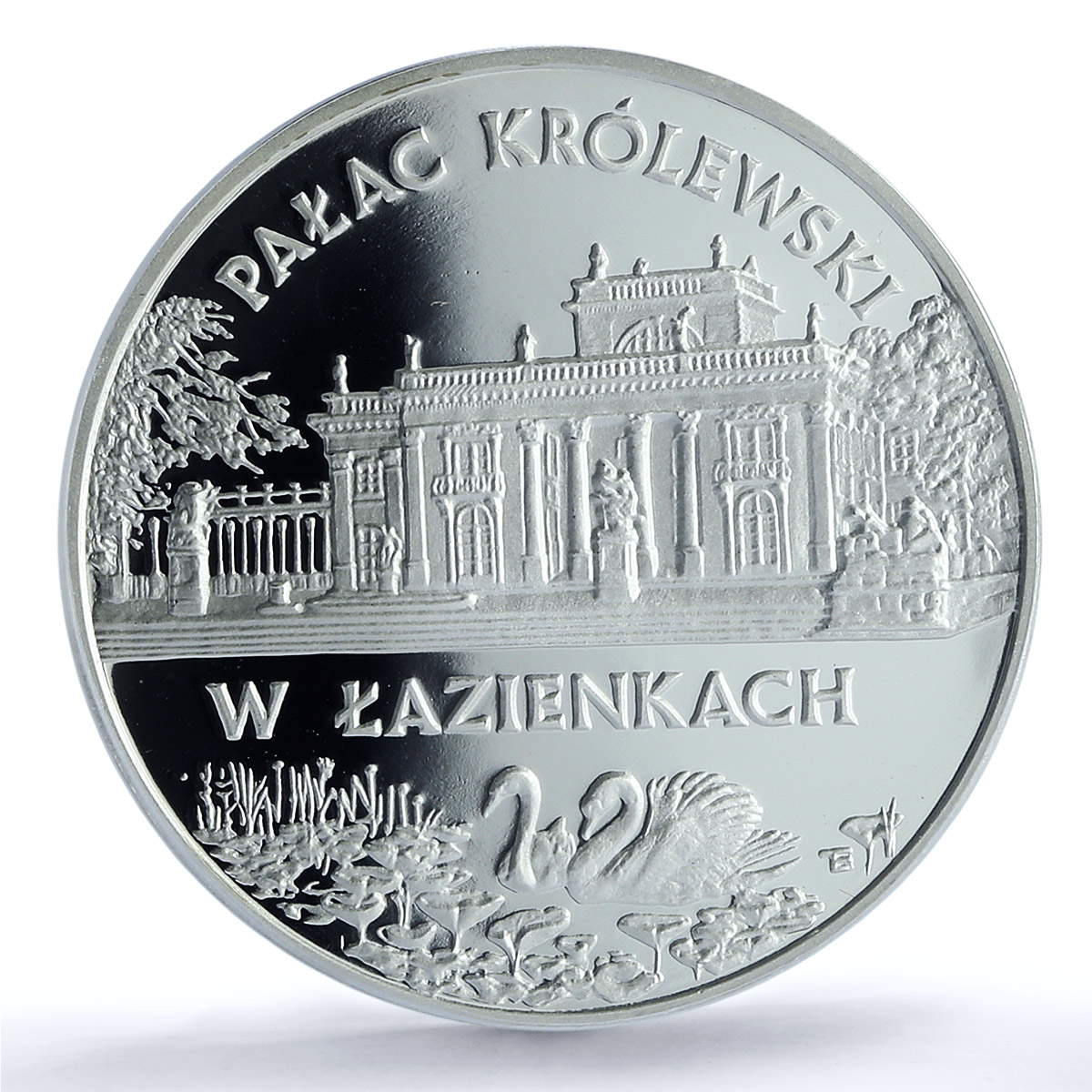 Poland 20 zlotych Lazienkach Palace Y#296 Swan Bird PR 69 PCGS silver coin 1995