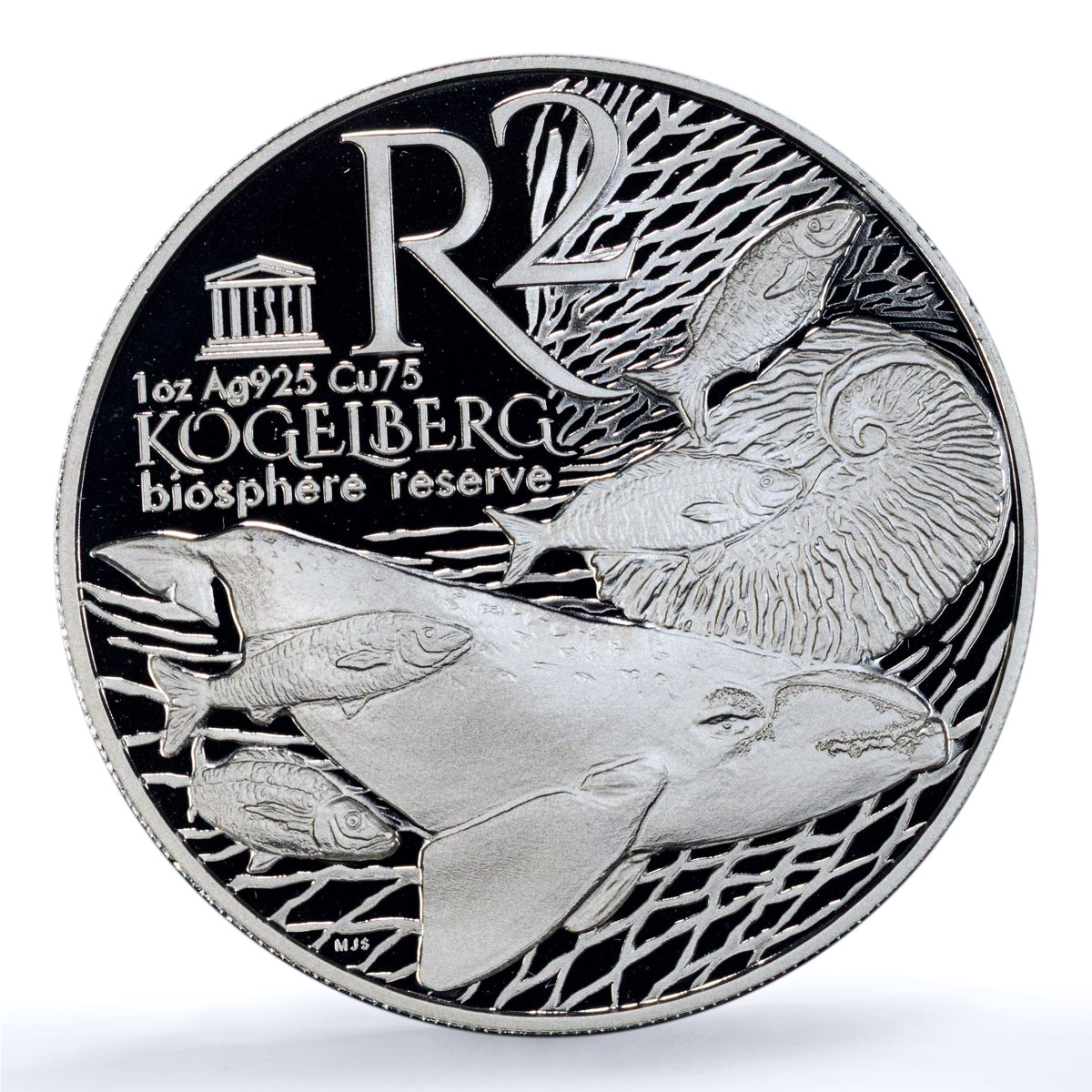 South Africa 2 rand Kogelberg Biosphere Marine Fish PR 69 PCGS silver coin 2015