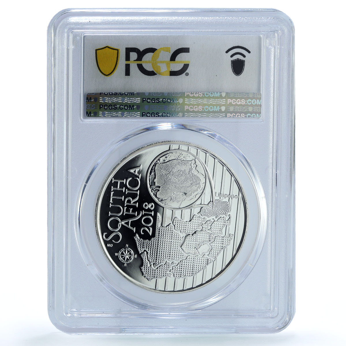 South Africa 10 rand Night Heron KM-667 Fauna Bird PR 67 PCGS silver coin 2018