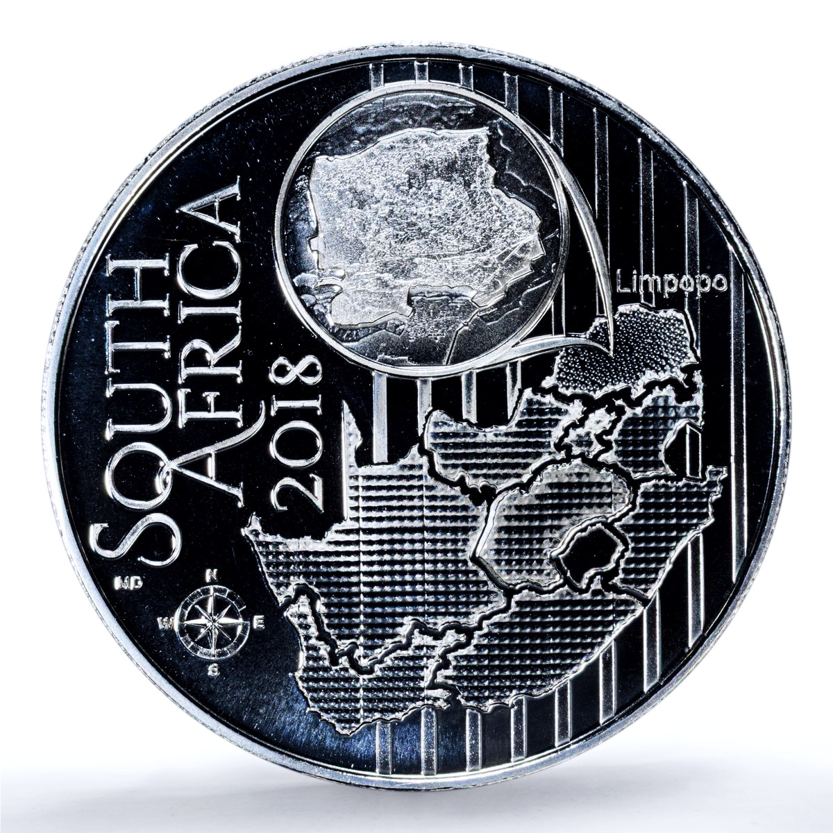 South Africa 10 rand Night Heron KM-667 Fauna Bird PR 67 PCGS silver coin 2018