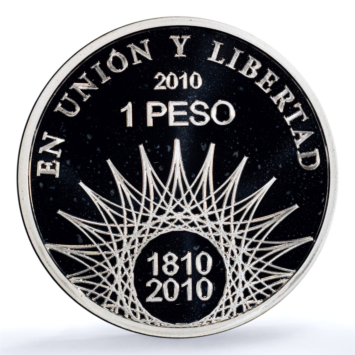 Argentina 1 peso Aconcagua May Revolution KM-164 PR 67 PCGS silver coin 2010