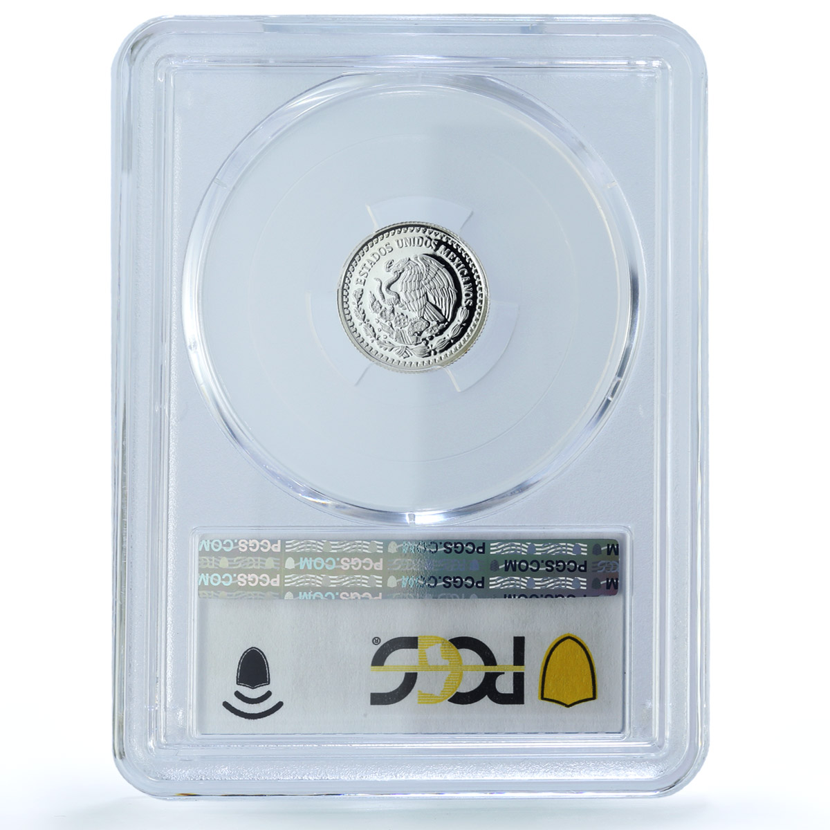 Mexico 1/20 onza Libertad Angel of Indepedence KM-542 PR69 PCGS silver coin 1992