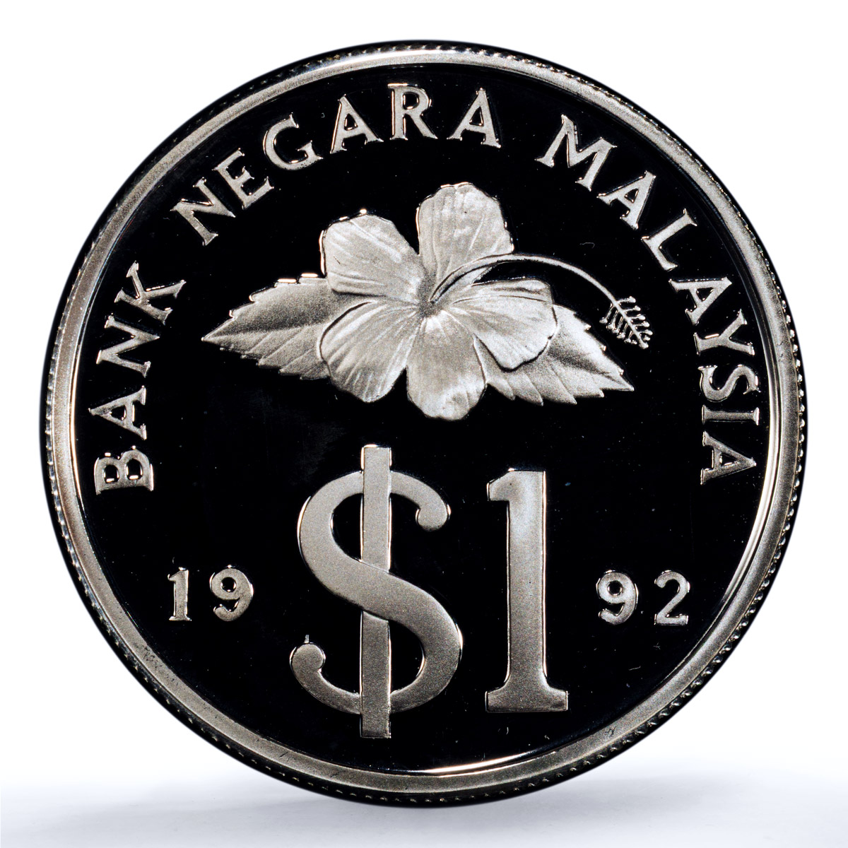 Malaysia 1 ringgit Republic KM-54a PR 67 PCGS silver coin 1992