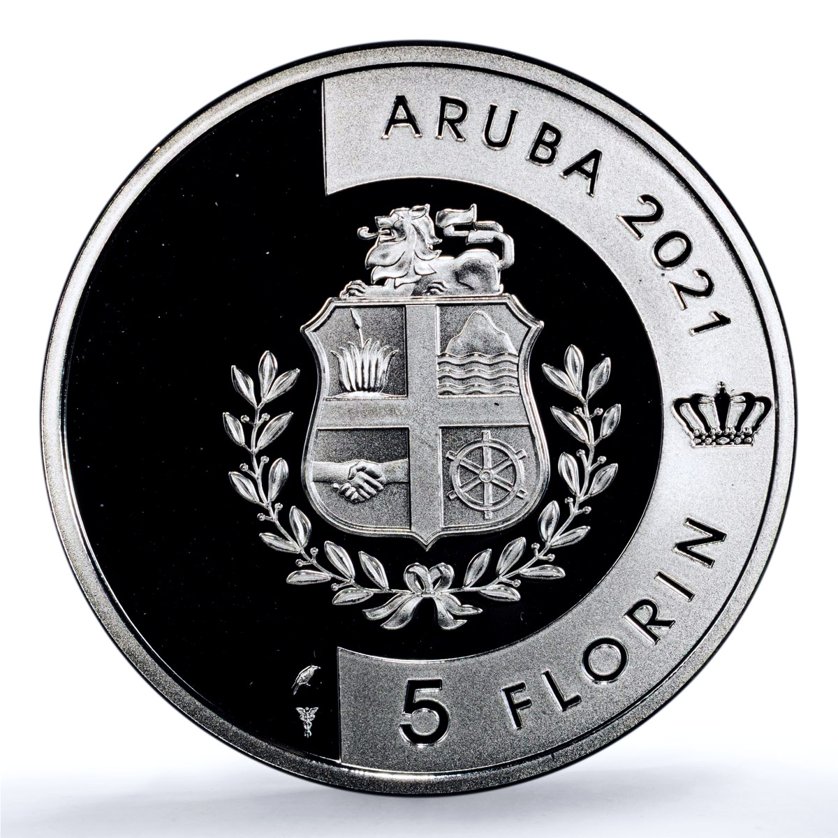 Aruba 5 florins Yuwana KM-68 Wildlife Fauna Lizard PR 70 PCGS silver coin 2021 Aruba 5 florins Yuwana KM-68 Wildlife Fauna Lizard PR 70 PCGS silver coin 2021