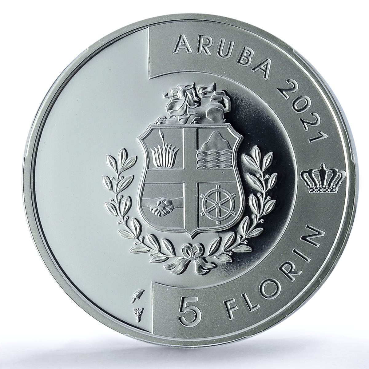 Aruba 5 florins Yuwana KM-68 Wildlife Fauna Lizard PR 70 PCGS silver coin 2021 Aruba 5 florins Yuwana KM-68 Wildlife Fauna Lizard PR 70 PCGS silver coin 2021