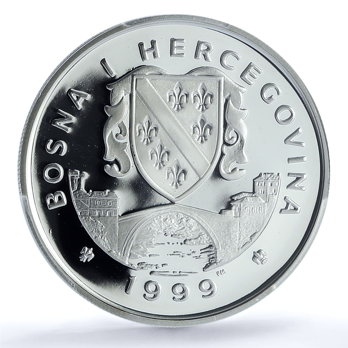Bosnia Herzegovina 14 euros Tree of Stability KM-114 PR 69 PCGS silver coin 1999 Bosnia Herzegovina 14 euros Tree of Stability KM-114 PR 69 PCGS silver coin 1999