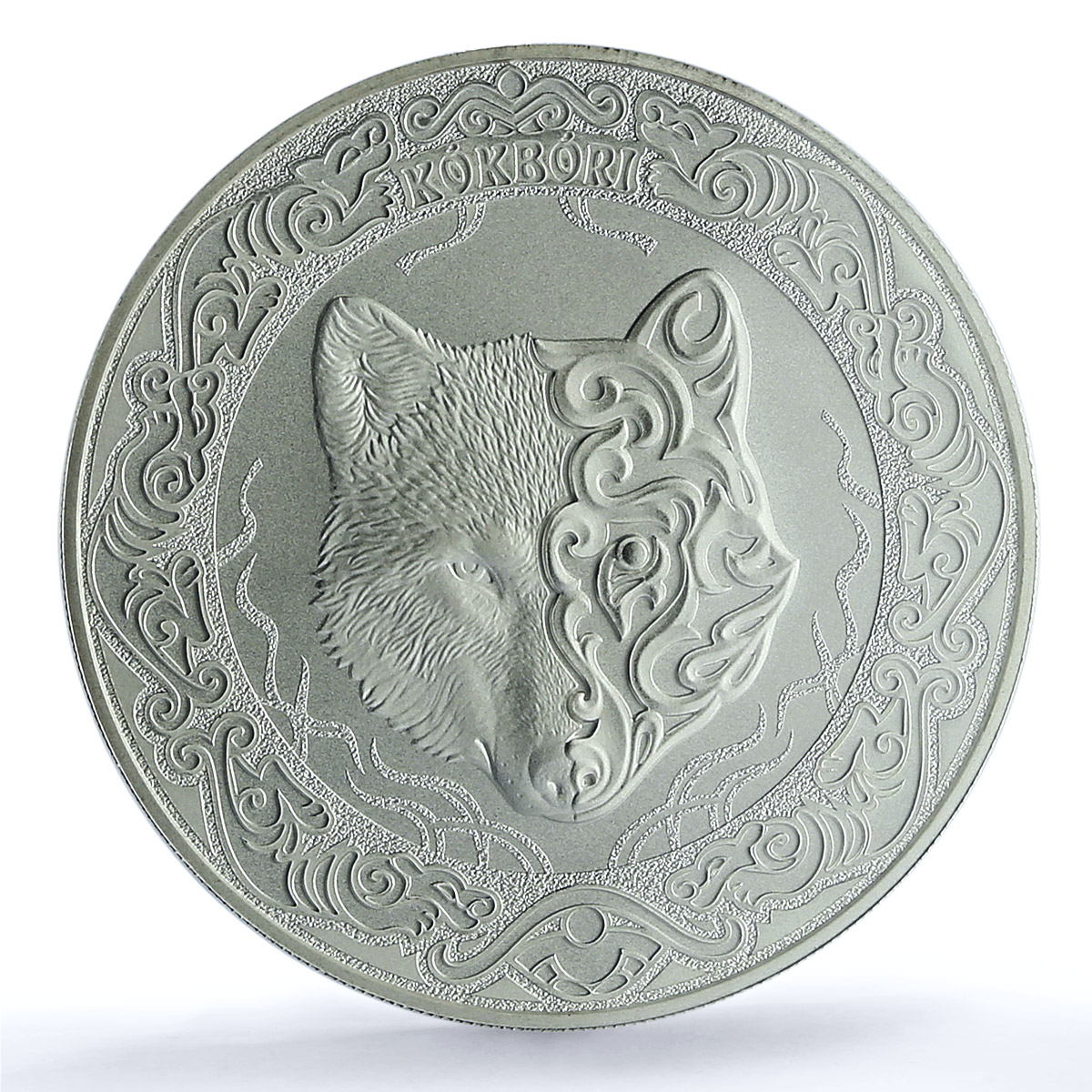 Kazakhstan 1 tenge Kokbori Sky Wolf Hologram MS 70 PCGS silver coin 2025 Kazakhstan 1 tenge Kokbori Sky Wolf Hologram MS 70 PCGS silver coin 2025