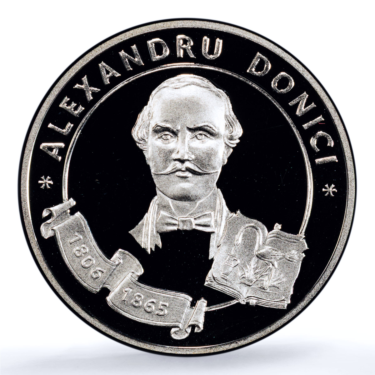 Moldova 50 lei Alexandru Donici KM-34 Literature PR 69 PCGS silver coin 2006