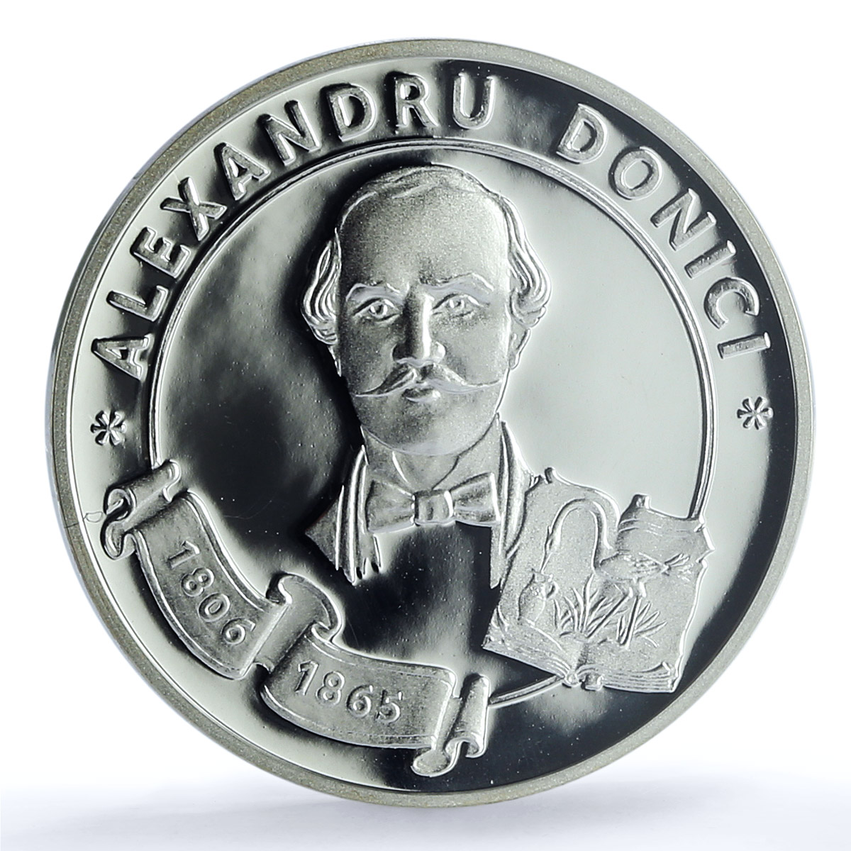 Moldova 50 lei Alexandru Donici KM-34 Literature PR 69 PCGS silver coin 2006