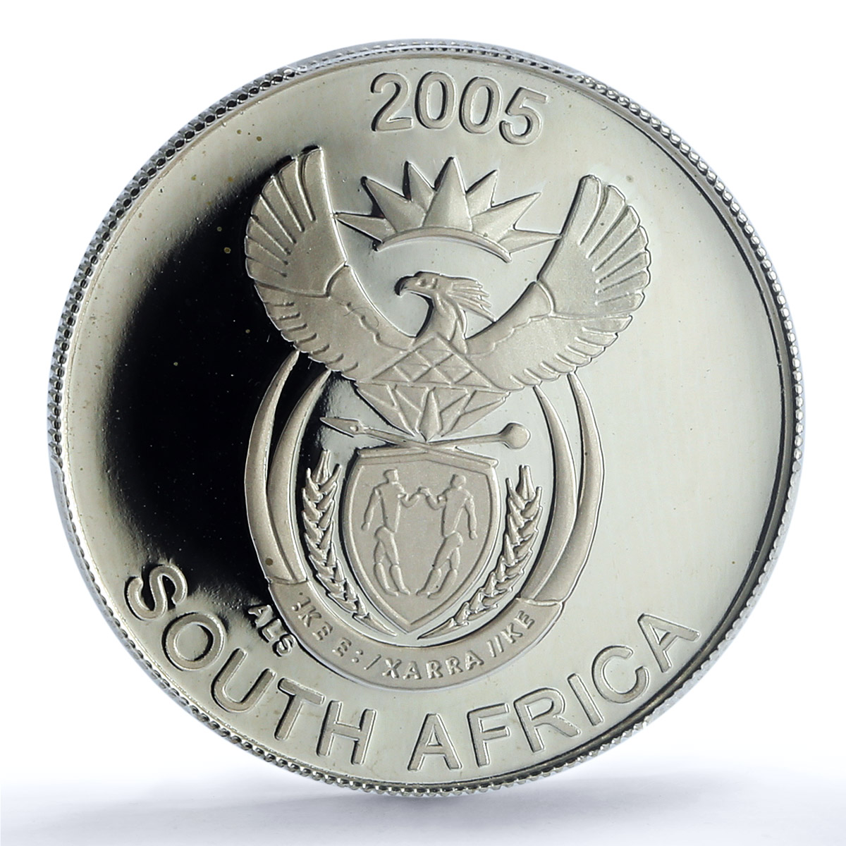 South Africa 10 cents Wild Dog KM-321 Wildlife Fauna PR 69 PCGS silver coin 2005