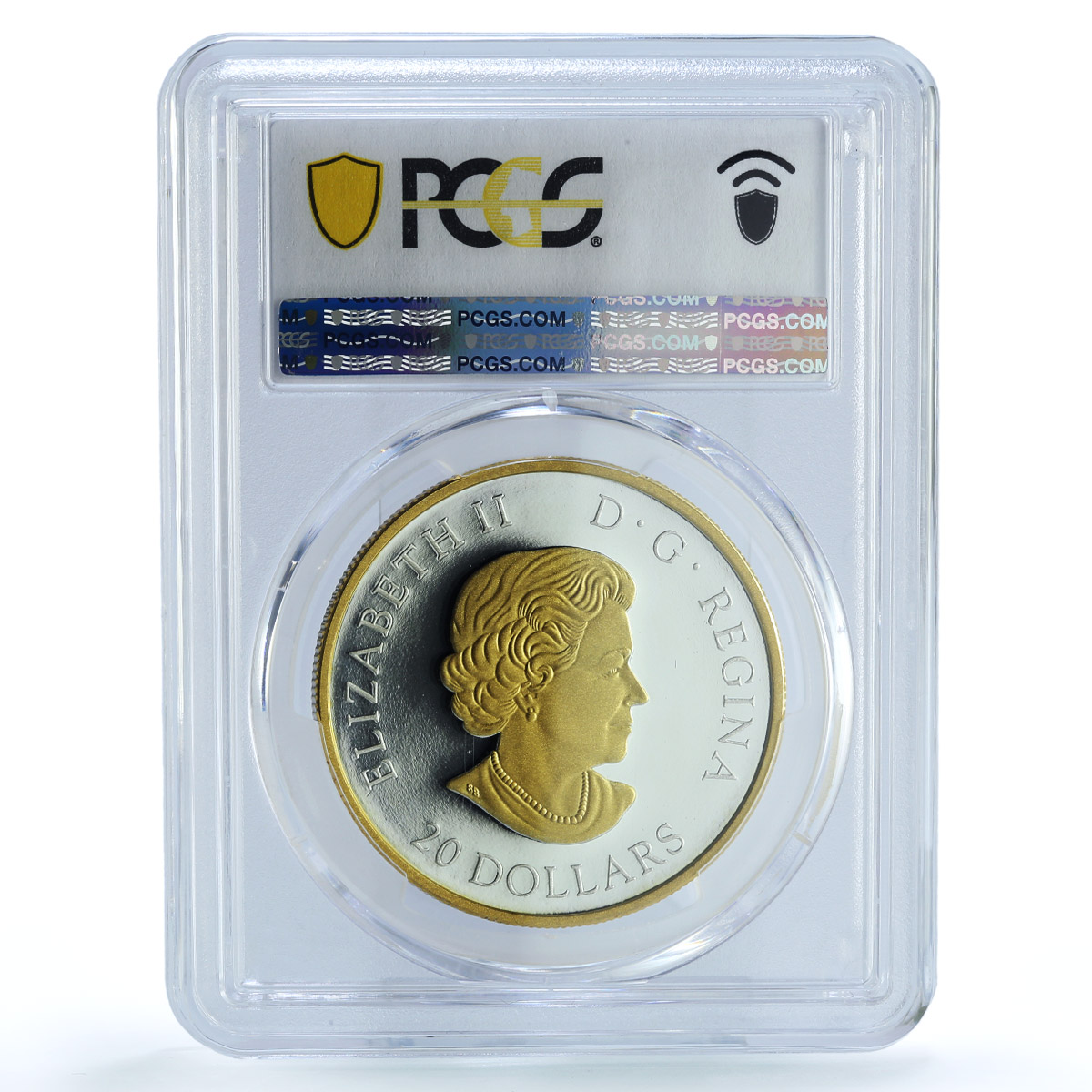 Canada 20 dollars GE ES44AC Locomotive KM-2436 Train PR 69 PCGS silver coin 2017