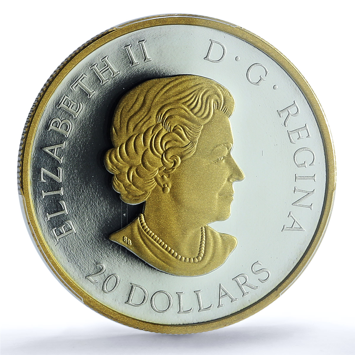 Canada 20 dollars GE ES44AC Locomotive KM-2436 Train PR 69 PCGS silver coin 2017