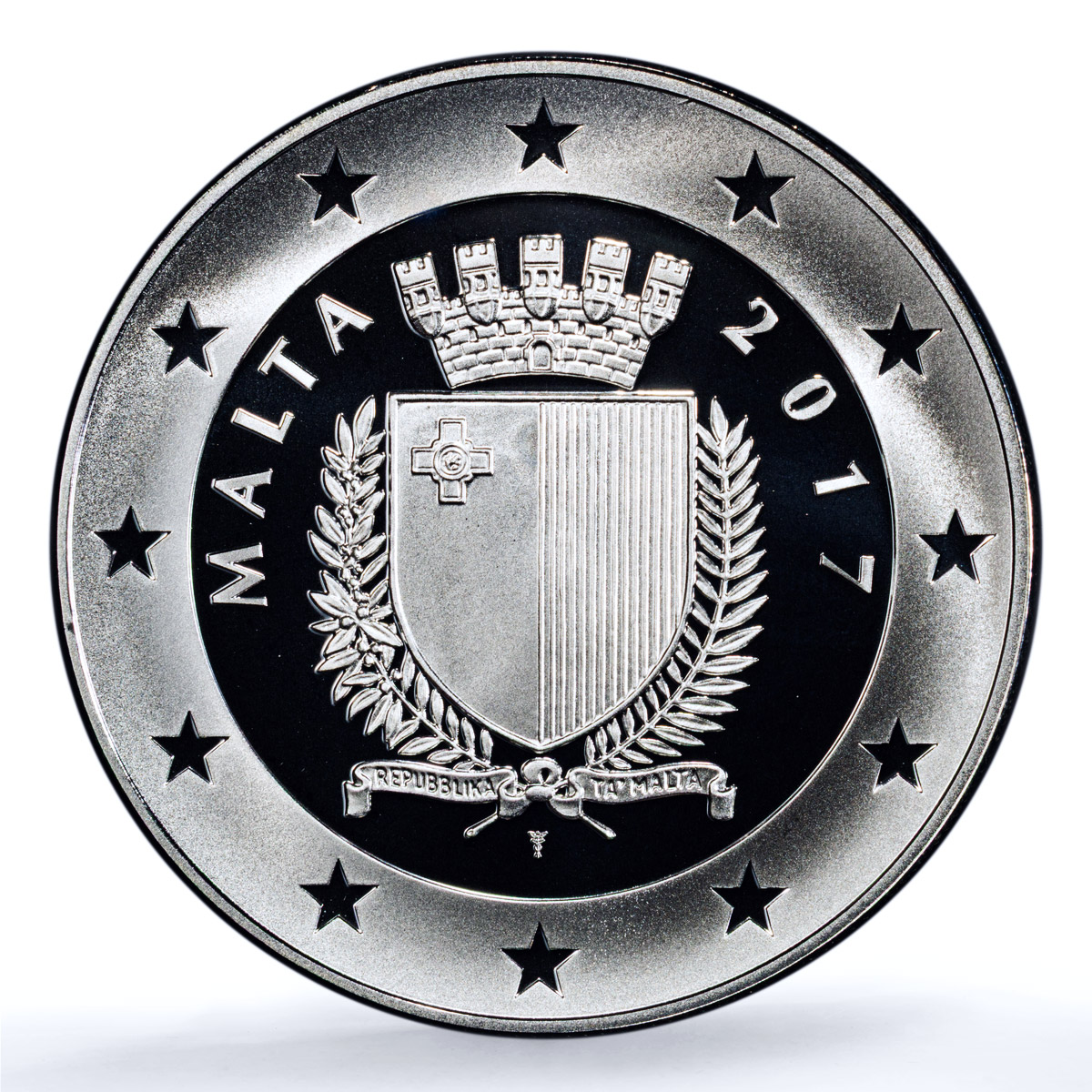 Malta 10 euros Operation Pedestal KM-188 Ship PR 70 PCGS silver coin 2017