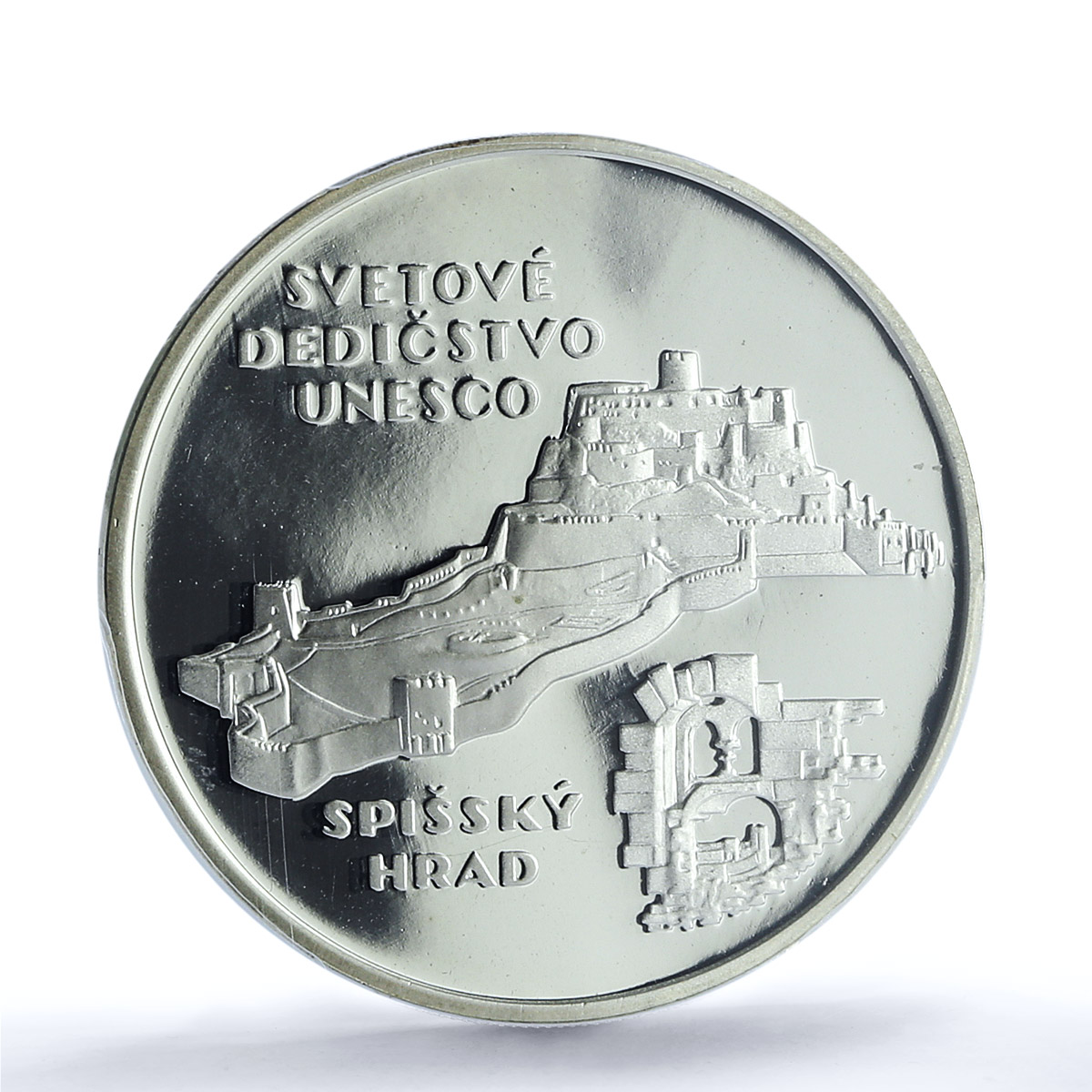 Slovakia 200 korun Spis Castle KM-44 Architecture PR 70 PCGS silver coin 1998 Slovakia 200 korun Spis Castle KM-44 Architecture PR 70 PCGS silver coin 1998