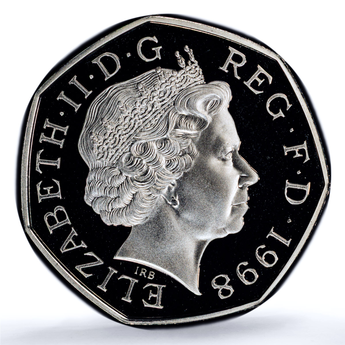 Great Britain 50 pence EU European Union KM-992a S-H9 PR68 PCGS silver coin 1998 Great Britain 50 pence EU European Union KM-992a S-H9 PR68 PCGS silver coin 1998