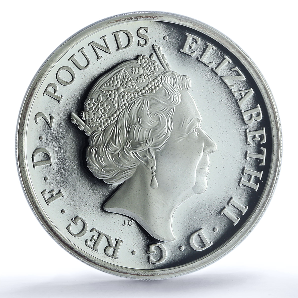 Great Britain 2 pounds Unicorn Scotland Queen Beasts PR 70 PCGS silver coin 2017 Great Britain 2 pounds Unicorn Scotland Queen Beasts PR 70 PCGS silver coin 2017