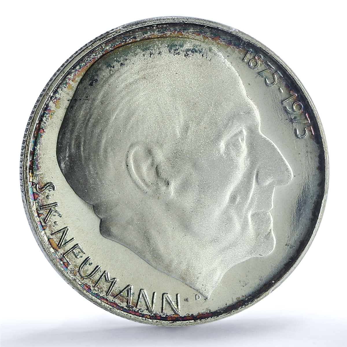 Czechoslovakia 50 korun Centennial Birth S.K. Neumann PR68 PCGS silver coin 1975