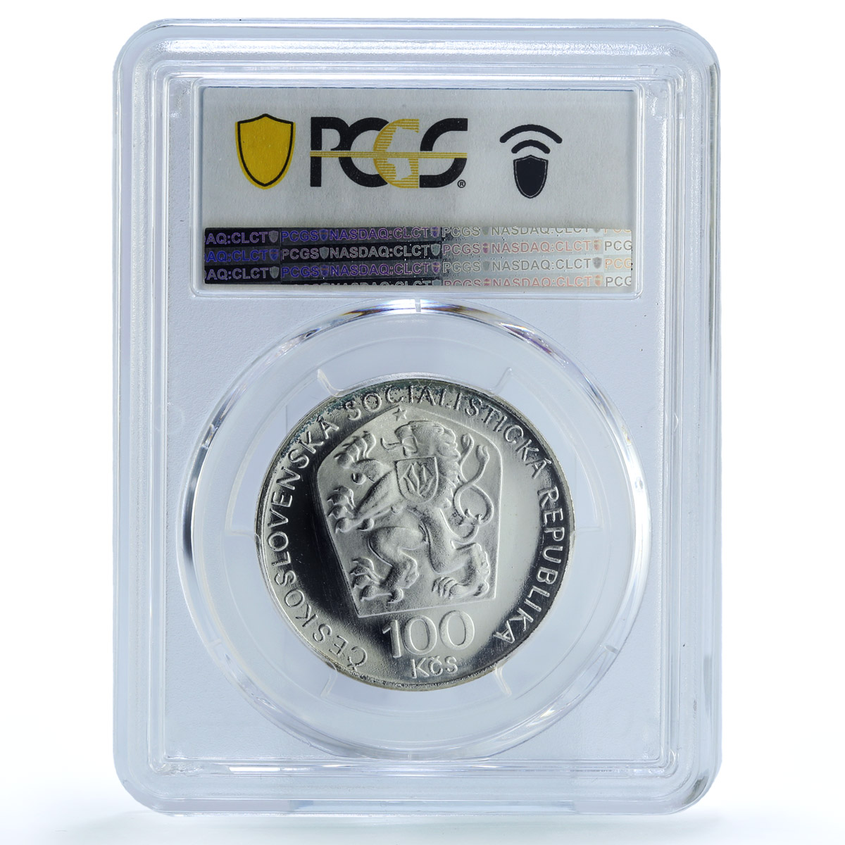 Czechoslovakia 100 korun Composer Bedrich Smetana PR67 PCGS silver coin 1974 Czechoslovakia 100 korun Composer Bedrich Smetana PR67 PCGS silver coin 1974