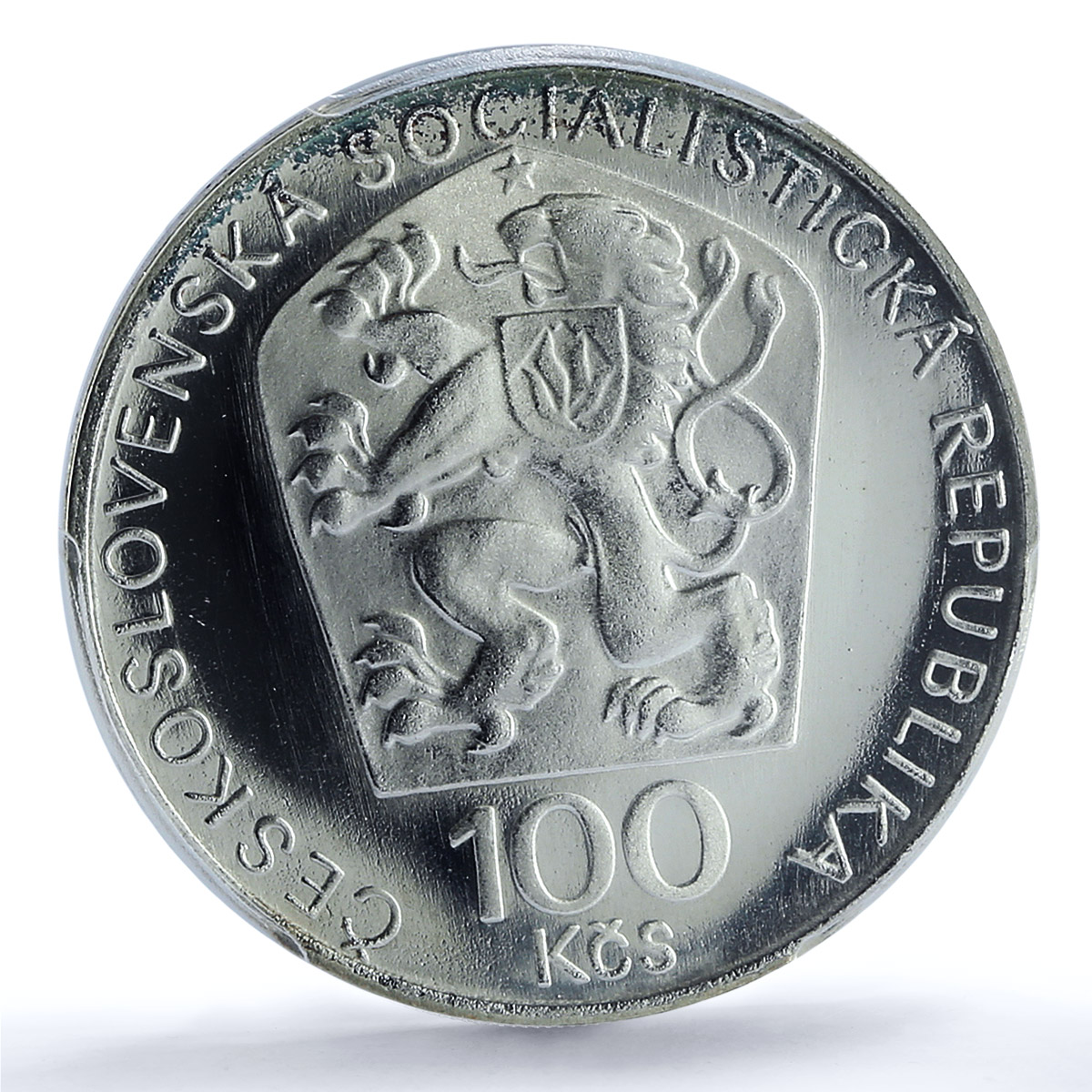 Czechoslovakia 100 korun Composer Bedrich Smetana PR67 PCGS silver coin 1974 Czechoslovakia 100 korun Composer Bedrich Smetana PR67 PCGS silver coin 1974